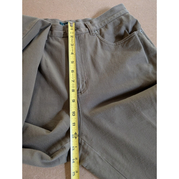 Lauren Ralph Lauren Womens Size 12 Olive Straight Stretch - Picture 7 of 8